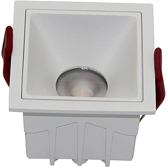 Светильник точечный встраиваемый Maytoni Alfa LED DL043-01-15W4K-SQ-W 15Вт LED