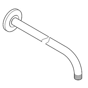 Держатель для верхнего душа GROHE 27851000 хром