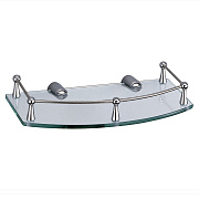 Полка в ванную округлая WASSERKRAFT K-588 1-ярусная 16х26см хром