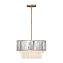 Светильник подвесной Hinkley reverie QN-REVERIE-4P-CPG 160Вт E14