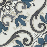 Декор KERAMA MARAZZI Про Чементо VT\A605\DD1736R белый/синий 40,2х40,2см 0,644кв.м.