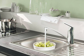 Смеситель для кухни GROHE Eurosmart Cosmopolitan 31161000 высокий излив хром