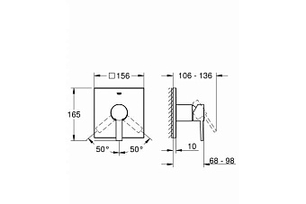 Смеситель для душа GROHE Allure 24069000 хром