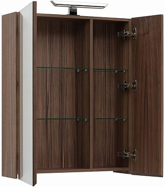 Шкаф зеркальный AQUANET Нью-Йорк 203952 20х70х87,3см с подсветкой