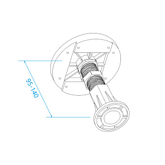 Ножки для поддона RGW N-01 (08) 03230108-31