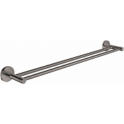 Полотенцедержатель GROHE Essentials 40802A01 тёмный графит глянец 65,4см