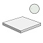 Плитка для ступеней Atlas Concord Италия MARVEL STONE ATEC Carrara Pure Scalino Ang. Sx 33х33см 0,109кв.м. матовая