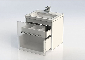 Тумба с раковиной AQUANET Порто 212576 44,3х60х53,3см
