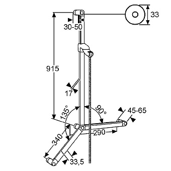 Душевой гарнитур KLUDI Sirena 6150205-00 хром