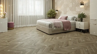 Виниловый ламинат Alpine Floor Дуб Натуральный Отбеленный Chevron ECO 18-3 600х127х5мм 43 класс 1,68кв.м