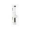 Светильник подвесной Favourite Tube 2107-1P 5Вт LED