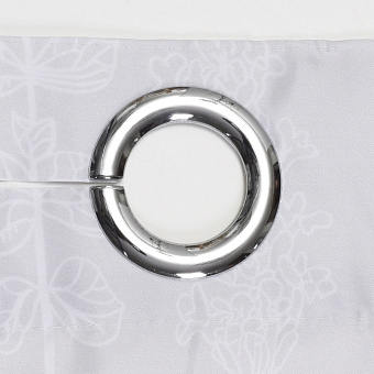 Шторка для ванной WASSERKRAFT Ohre 200х200см серый