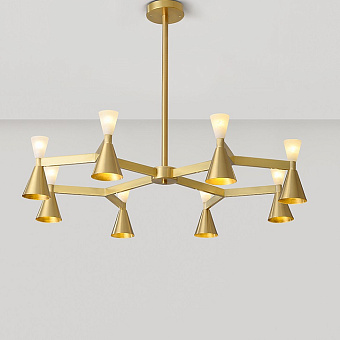 Люстра потолочная ImperiumLOFT Poulina 167124-26 240Вт 12 лампочек G4