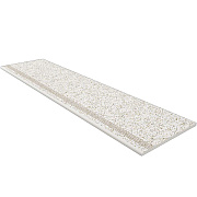 Плитка для ступеней ESTIMA Cosmos Steptrade/CM00_NS/30x120x10 White 30х120см 1,44кв.м. неполированная