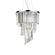 Люстра подвесная IDEAL LUX CARLTON 166247 40Вт 12 лампочек E14