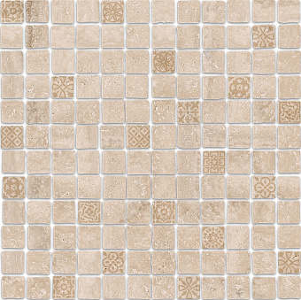 Декор KERAMA MARAZZI MBD002 2 мозаичный бежевый светлый матовый 30х30см 0,63кв.м.