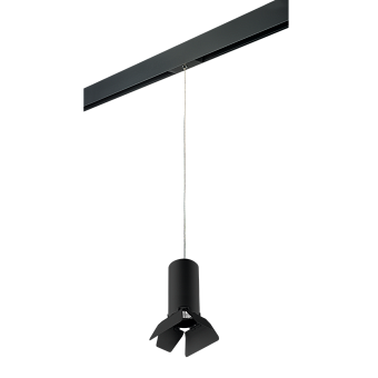 Трековый светильник Lightstar Rullo PRORP487437 50Вт GU10 чёрный для однофазного трека