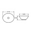 Раковина накладная D&K Matrix DT1390716 41х33,5см