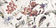 Декор MAINZU Aquarel PT03018 Decor Daria 30х15см 0,99кв.м.