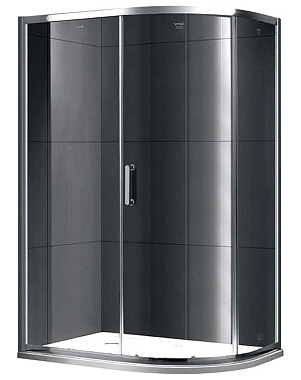 Угловое ограждение Gemy Victoria S30201 190х90см стекло прозрачное