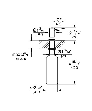 Дозатор GROHE Contemporary 40536000 хром