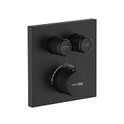 Смеситель для ванны WASSERKRAFT Elbe 7400 7448 Thermo чёрный