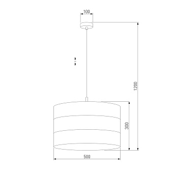 Светильник подвесной TK Lighting Tago 3222 60Вт E27