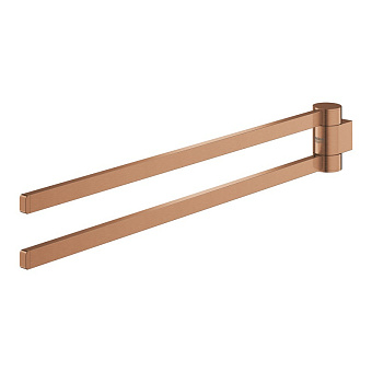 Полотенцедержатель GROHE Selection 41063DL0 бронза 3см