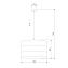 Светильник подвесной TK Lighting Tago 3222 60Вт E27