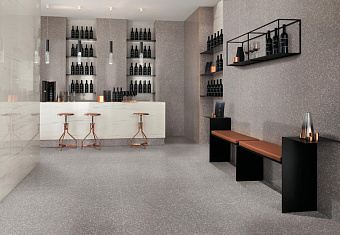 Неполированный керамогранит Atlas Concord Италия MARVEL GEMS ATW4 Terrazzo Pearl 60х60см 1,08кв.м.