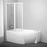 Стеклянная шторка на ванну RAVAK VSK2 76L90100Z1 150х160см