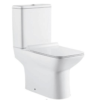 Унитаз напольный SOLE Quadro УТ000036899 безободковый с микролифтом