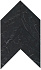 Декор Atlas Concord Италия MARVEL STONE 9SCN Nero Marquina Chevron Wall 30,5х25см 0,458кв.м.