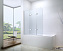Стеклянная шторка на ванну BERGES CITY 62012 140х80см