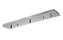Основание для светильника CRYSTAL LUX Потолочная база L600-3 CHROME хром