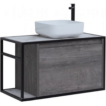 Тумба под раковину подвесная AQUANET Nova Lite Loft 261655 44х90х51,8см