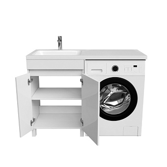 Тумба с раковиной IDDIS Optima Home OPH12LDi95K 48х120х89см