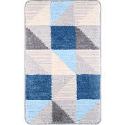 Коврик для ванной FIXSEN Visa FX-5005X 50х80см голубой/серый