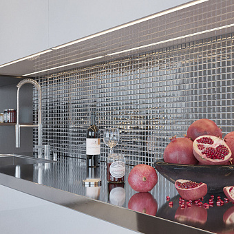 Керамическая мозаика Starmosaic Metal CIO917JY Silver Glossy 32,5х32,5см 1,01кв.м.