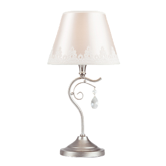 Настольная лампа Eurosvet Incanto 01022/1 серебро 40Вт E14