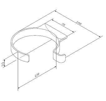 Держатель для фена AM-PM Inspire 2.0 A50A32300 хром