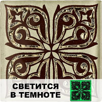 Вставка Роскошная мозаика ВВ-LG 27 бежевый/золотой/коричневый 8х8см 0,288кв.м.