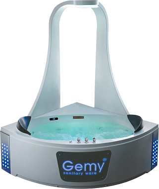 Ванна акриловая Gemy G9069 K 151х151см пристенная