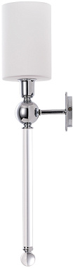 Бра CRYSTAL LUX MIRABELLA MIRABELLA AP1 CHROME/WHITE 60Вт E14