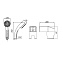 Душевой комплект MILARDO Shower Set 1203F76M16 хром глянец