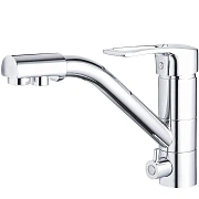 Смеситель для кухни Maxonor MN4304 поворотный излив хром
