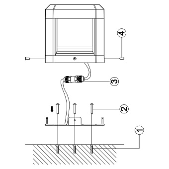 Светильник ландшафтный Maytoni Royal Mile O019FL-L13GR3K 12,9Вт IP65 LED серый