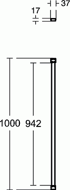 Кронштейн для душевого ограждения Ideal Standard Connect 2 K9380V3 Черный