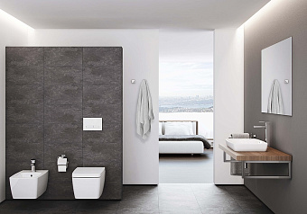 Унитаз подвесной VITRA Metropole 7672B003-1687 безободковый без микролифта