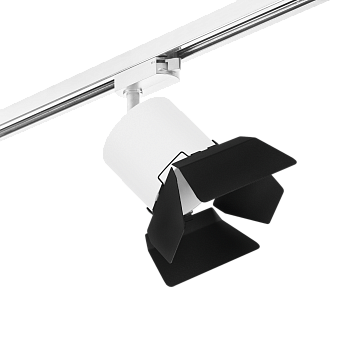 Трековый светильник Lightstar Rullo R1T3486487 15Вт GX 5.3 белый для однофазного трека